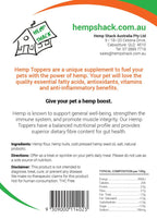 Hemp Pet Toppers Crushed – 500gr